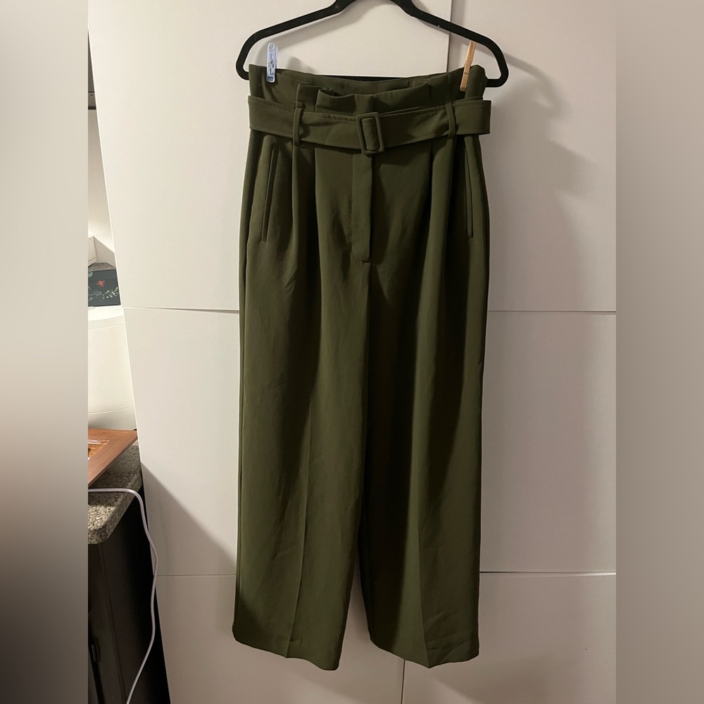 Aritzia Wilfred High-Waist Wide Leg Pants